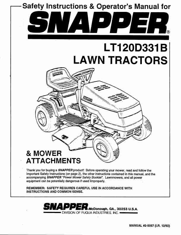 Snapper Lawn Mower LT120D331B-page_pdf